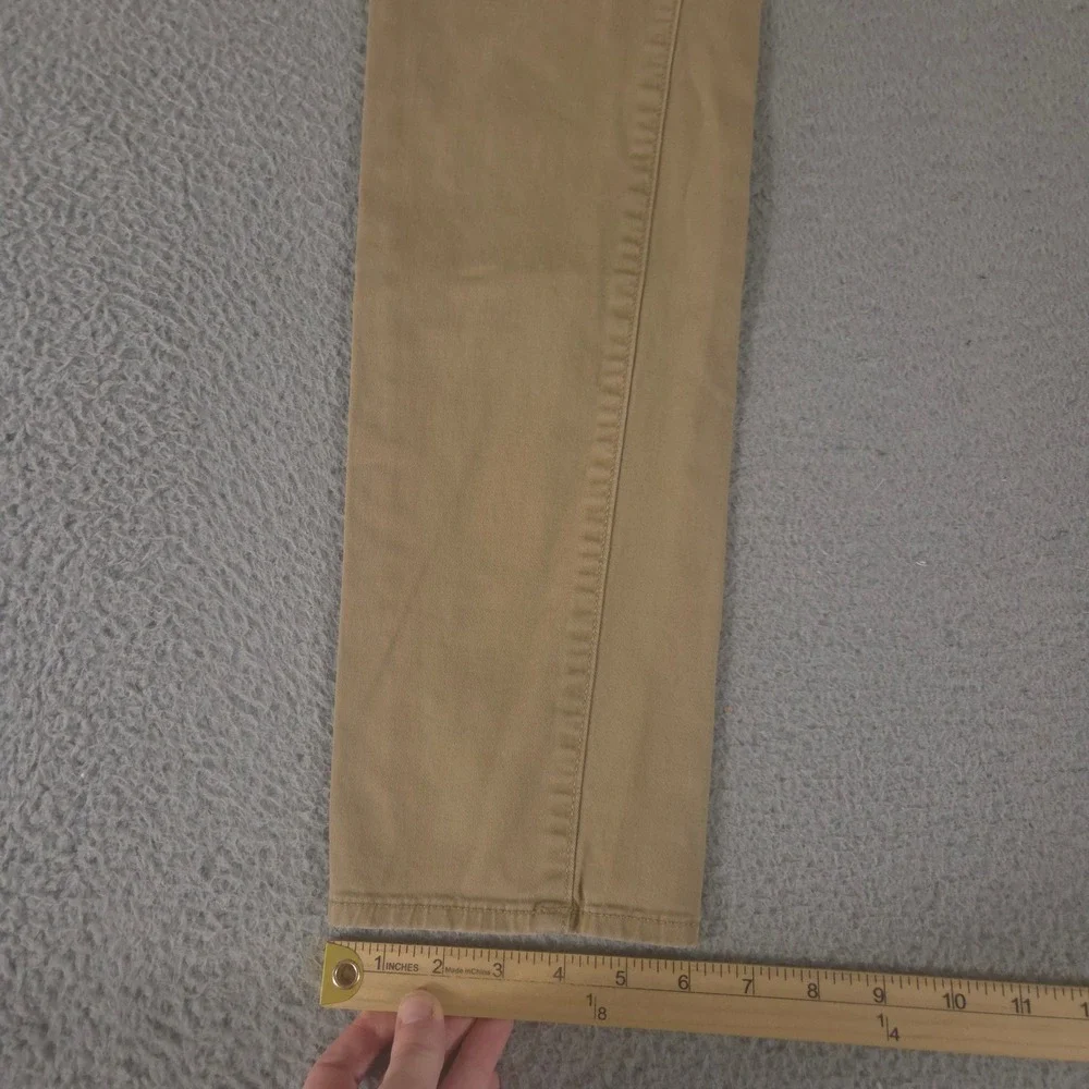 Gap Pants Mens 30x32 Khaki Slim Leg GapFlex Twill Skinny Stretch Cotton Chino